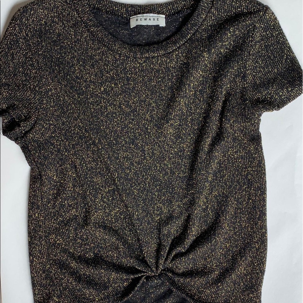 Black and gold shirt
